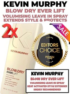 BNWT 2x KEVIN MURPHY Blow Dry Ever Lift Volumising Leave In Spray